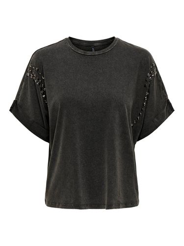 T-shirt With Stud Details - ONLY - Modalova