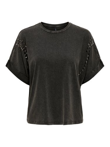 T-shirt With Stud Details - ONLY - Modalova