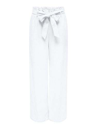 High Waisted Linen Pants - ONLY - Modalova