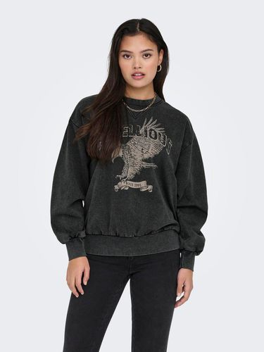 O-neck Sweatshirt With Print - ONLY - Modalova