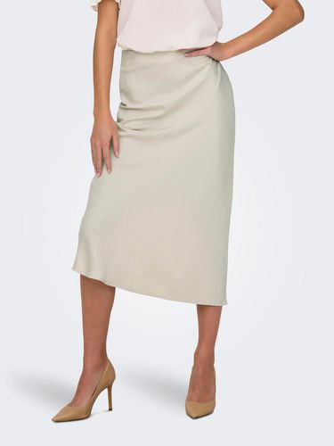 Solid Colored Midi Skirt - ONLY - Modalova