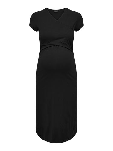 Vestido Midi Corte Regular Cuello En V - ONLY - Modalova