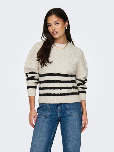 Sweatshirt With Stripes - ONLY - Modalova