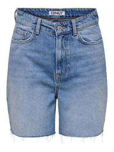 Shorts Corte Regular Cintura Alta - ONLY - Modalova