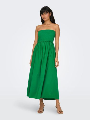 Strapless Smock Midi Dress - ONLY - Modalova