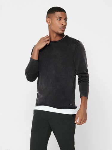 Crew Neck Knitted Pullover - ONLY & SONS - Modalova
