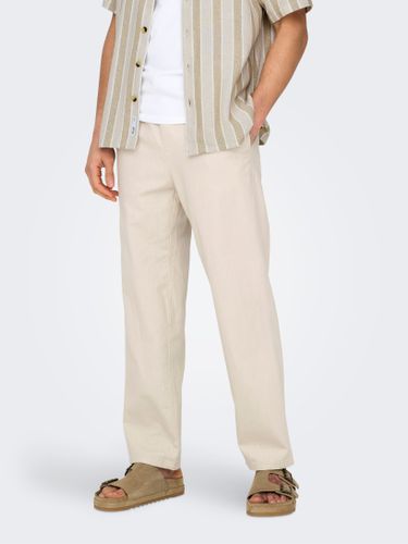 Classic Loose Fit Trousers - ONLY & SONS - Modalova