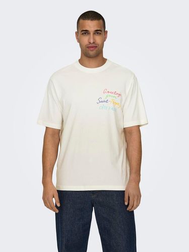 Camisetas Corte Relaxed Cuello Redondo - ONLY & SONS - Modalova