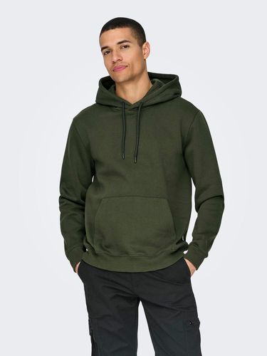 Regular Fit Hoodie Sweatshirt - ONLY & SONS - Modalova