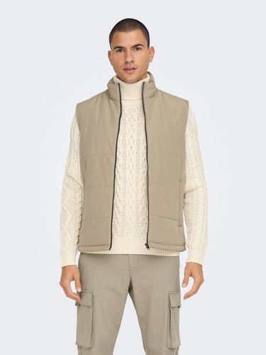 Quilted gillet - ONLY & SONS - Modalova