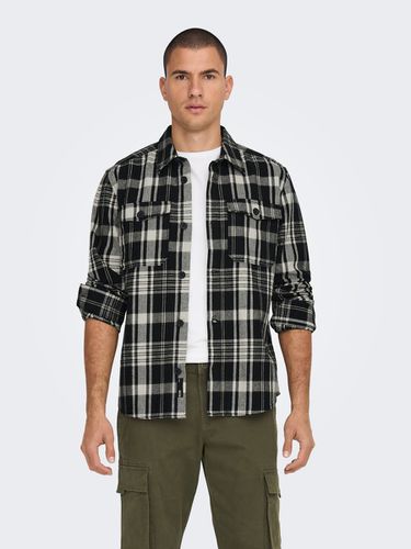 Loose Fit Checked shirt - ONLY & SONS - Modalova
