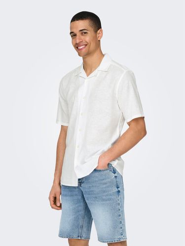 Slim Fit Resort Collar Shirt - ONLY & SONS - Modalova