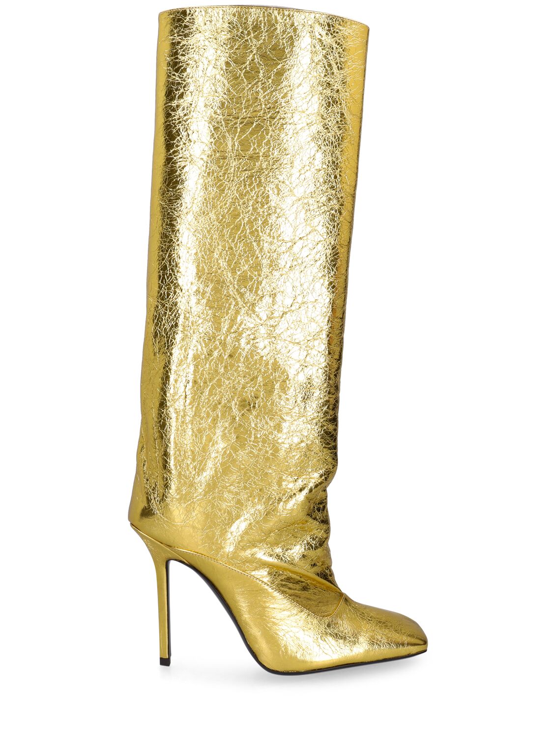 Mm Sienna Laminated Leather Tall Boot - THE ATTICO - Modalova