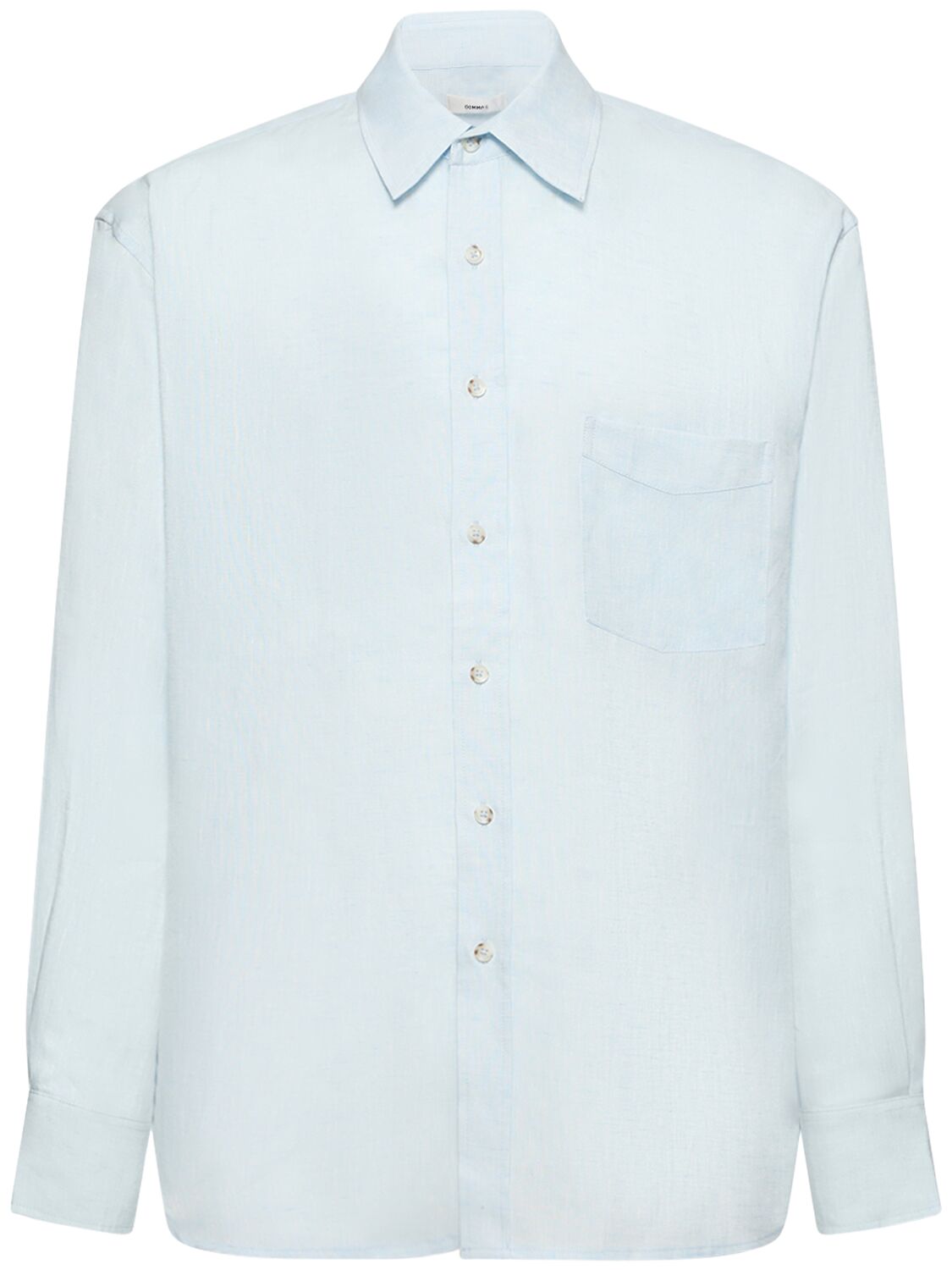 Oversize Linen Shirt W/ Pocket - COMMAS - Modalova