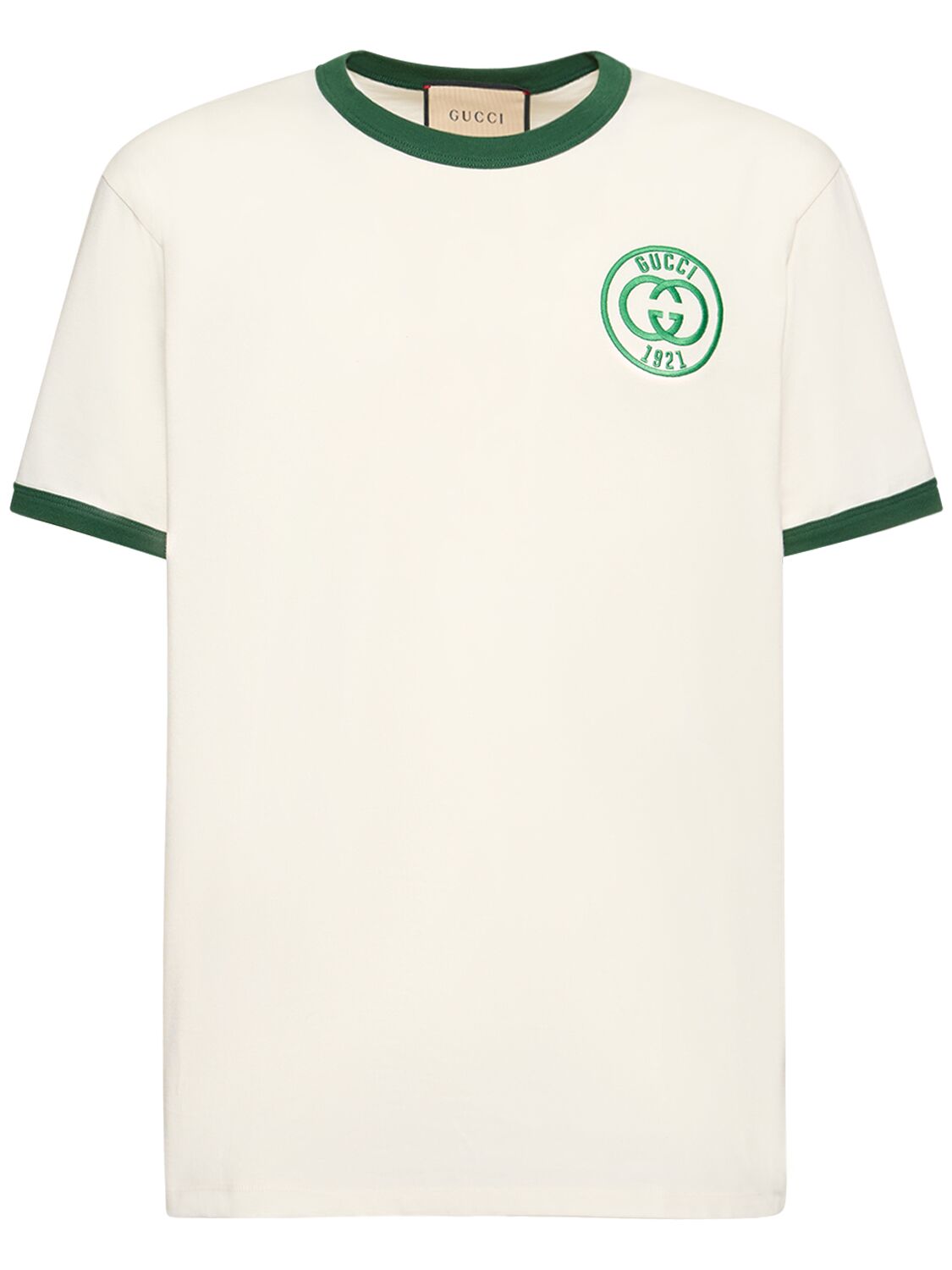 Logo Patch Cotton T-shirt - GUCCI - Modalova