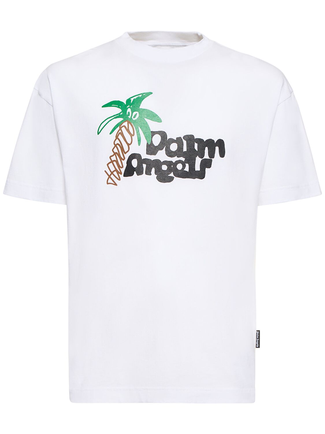 T-shirt Aus Baumwolle „classic“ - PALM ANGELS - Modalova