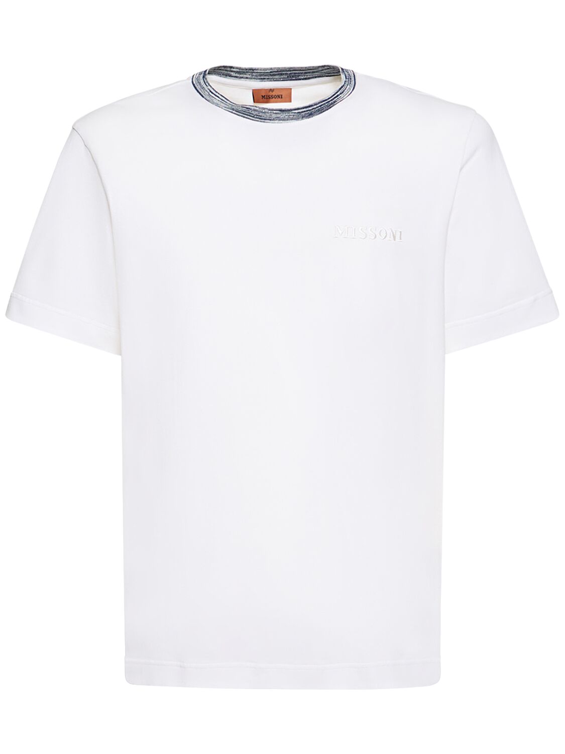 Dyed Cotton Jersey T-shirt - MISSONI - Modalova
