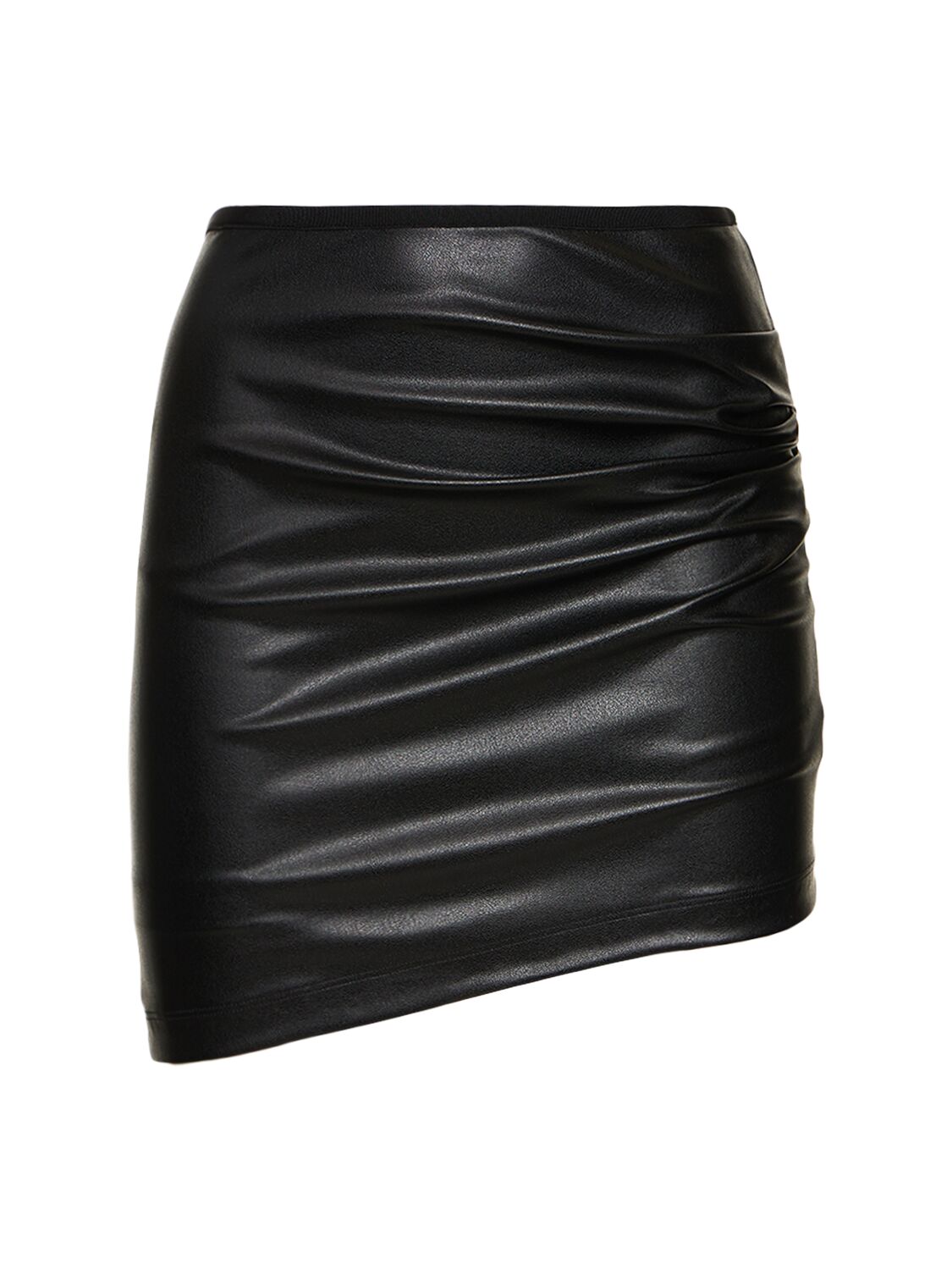 Faux Leather Mini Skirt - HELMUT LANG - Modalova