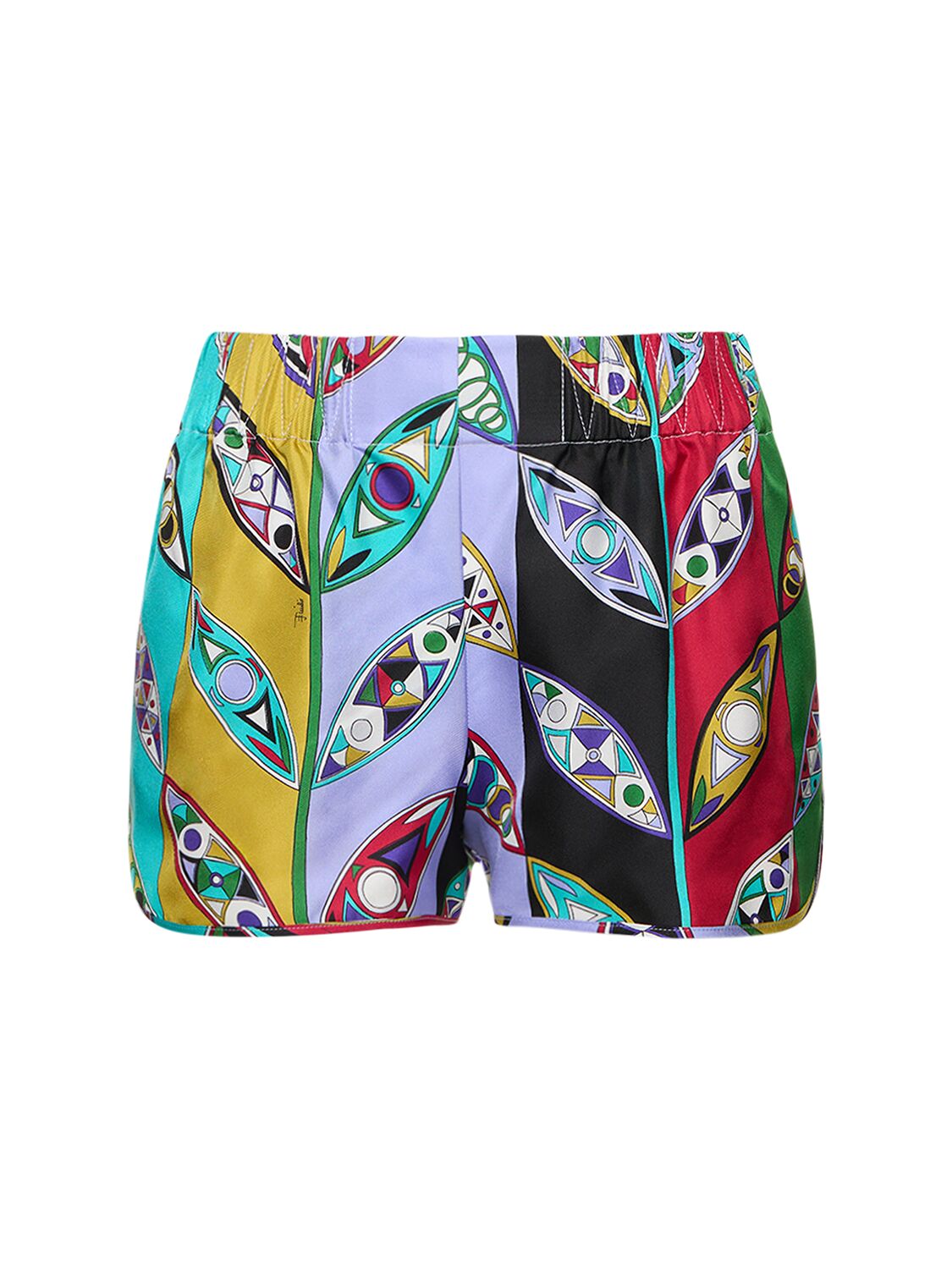 Girandole Printed Silk Twill Mini Shorts - PUCCI - Modalova