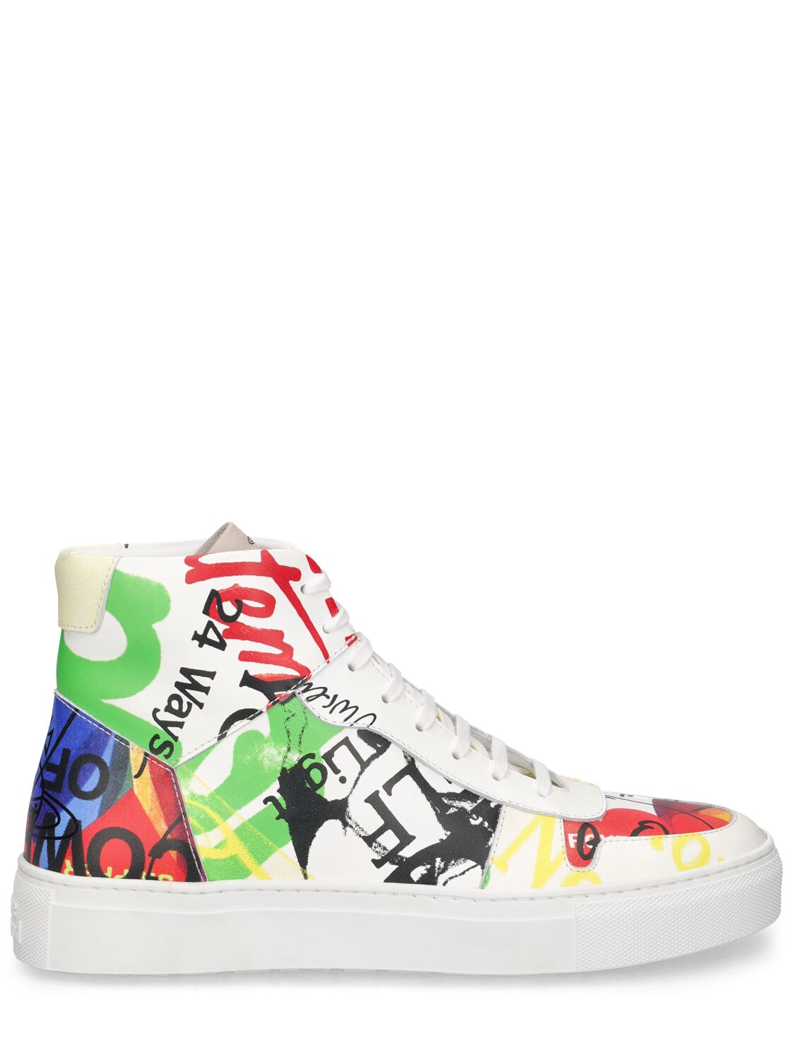 Mm Classic Leather High Top Sneakers - VIVIENNE WESTWOOD - Modalova