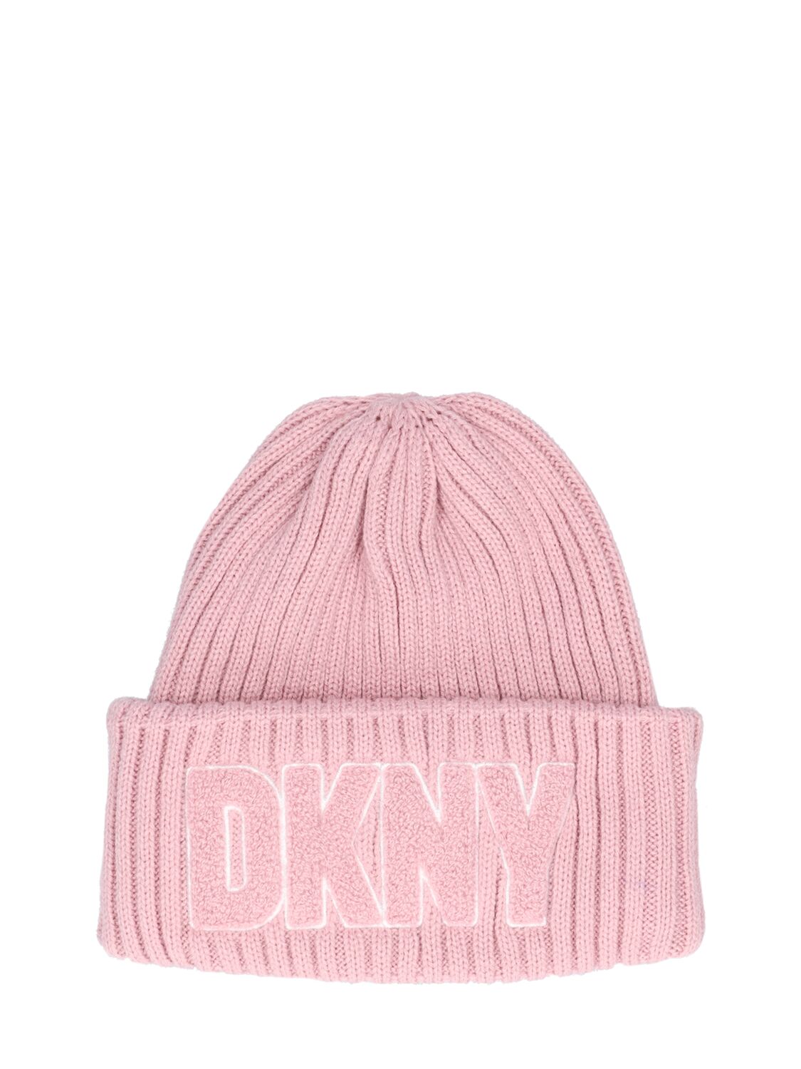 Cappello Beanie In Maglia Con Logo - DKNY - Modalova