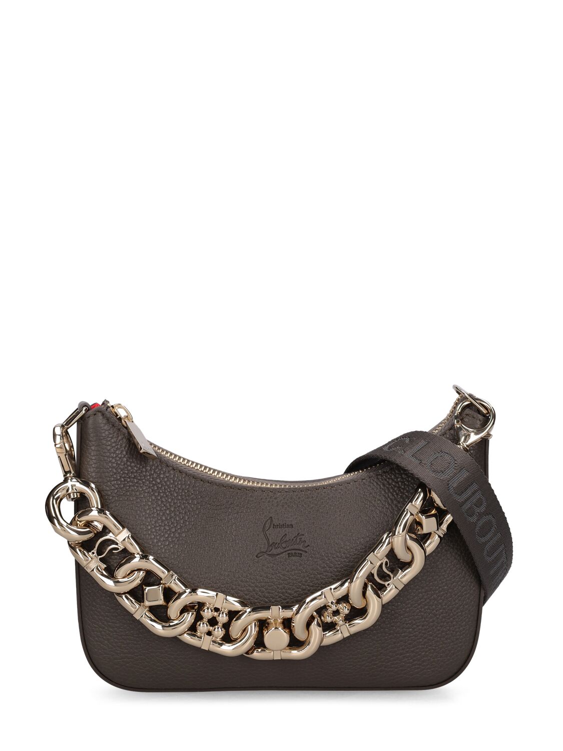 Mini Loubila Leather Bag W/chain - CHRISTIAN LOUBOUTIN - Modalova