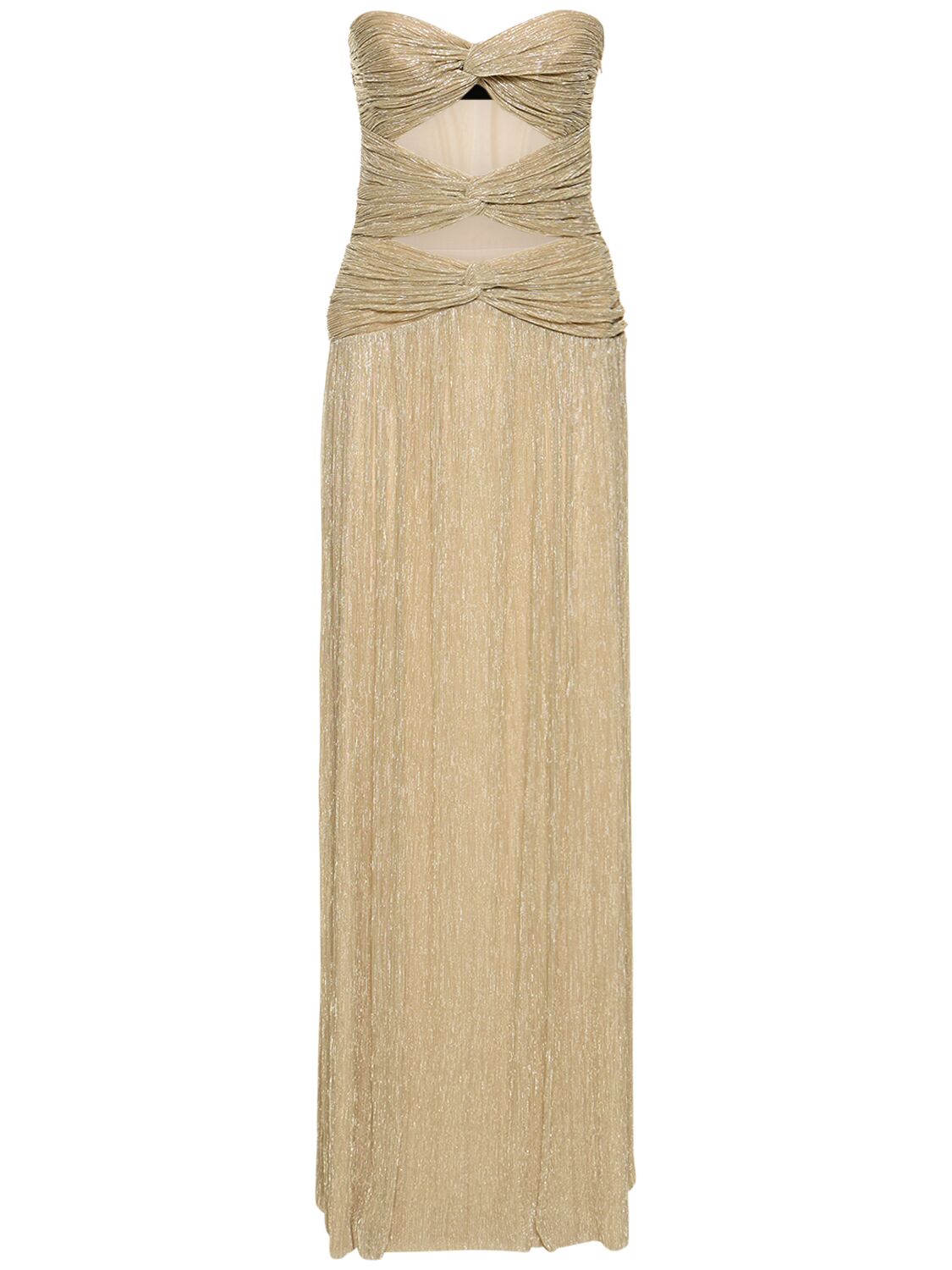 Glänzendes, Weißes, Langes Kleid „moreau“ - COSTARELLOS - Modalova
