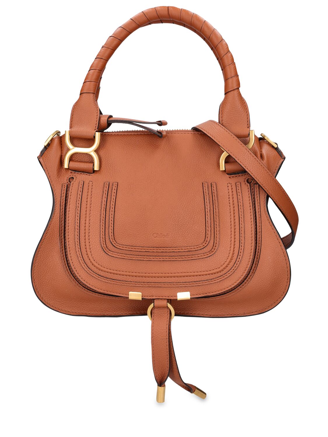 Small Marcie Leather Shoulder Bag - CHLOÉ - Modalova
