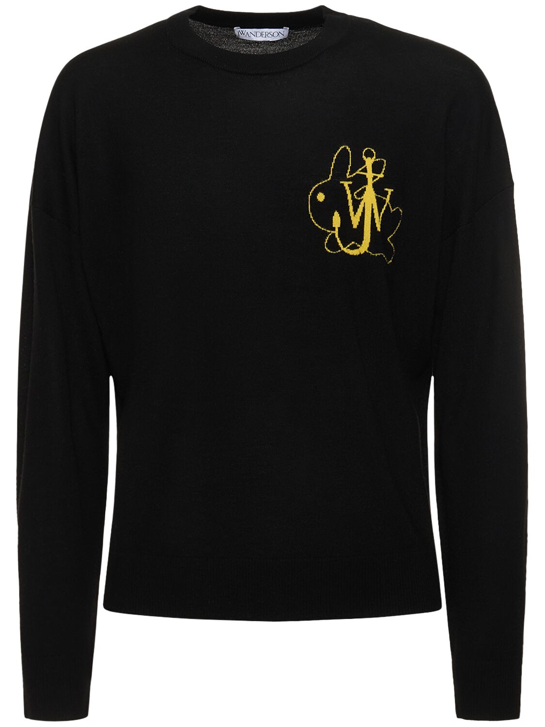 Sweater Aus Wollstrick Mit Logo Und Bunny-motiv - JW ANDERSON - Modalova