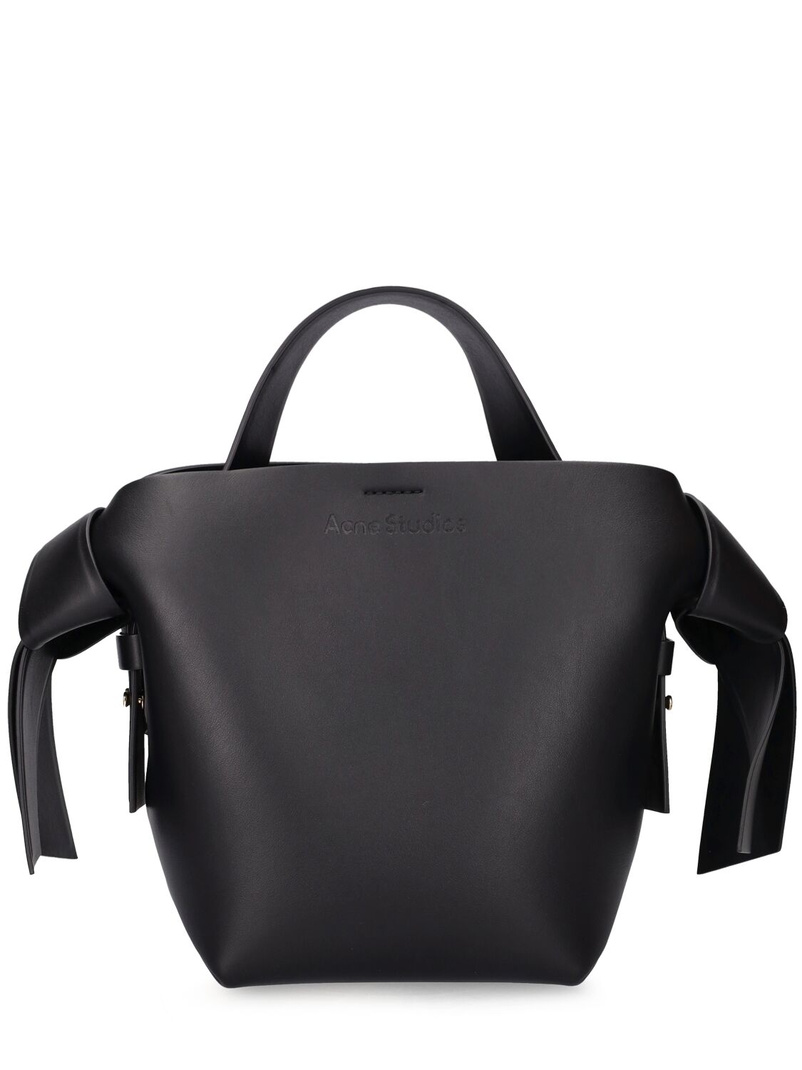 Mini Musubi Leather Top Handle Bag - ACNE STUDIOS - Modalova