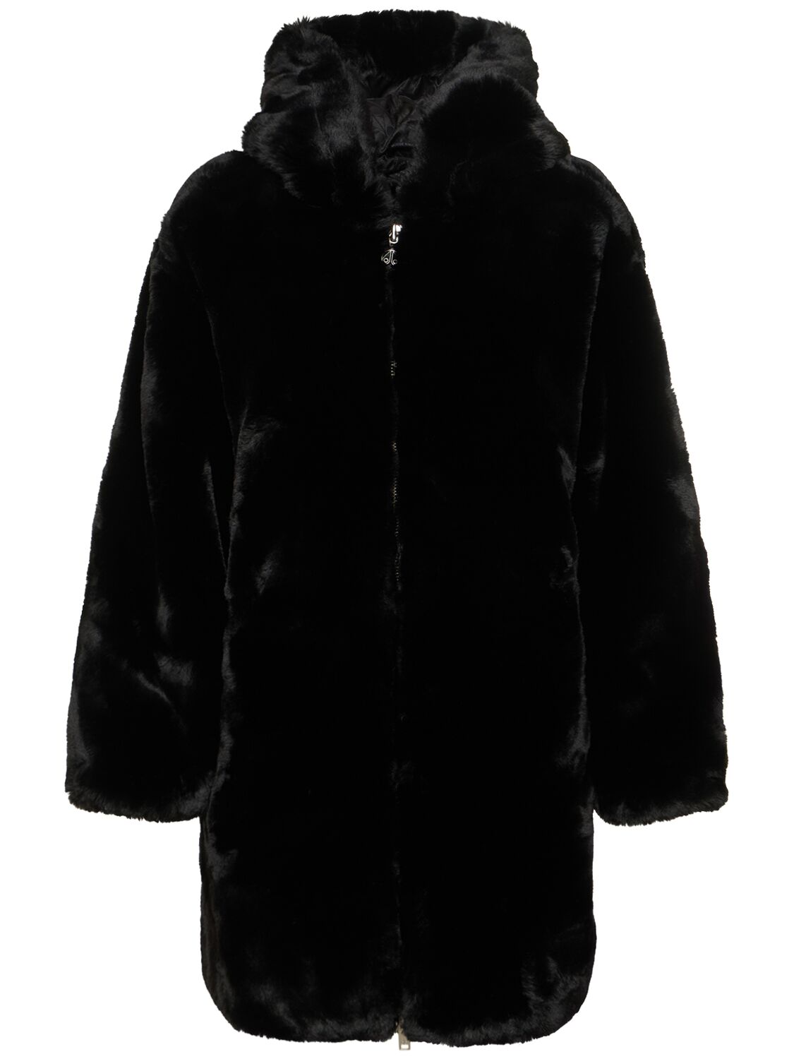 State Bunny Faux Fur Hooded Long Jacket - MOOSE KNUCKLES - Modalova
