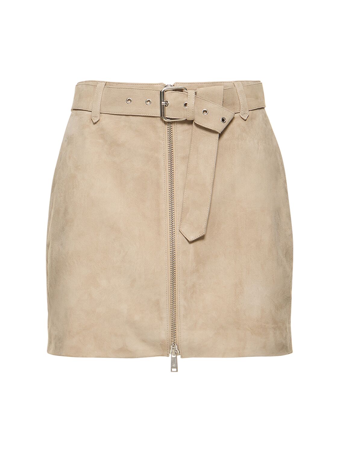 Ana Leather Mini Skirt - ANINE BING - Modalova