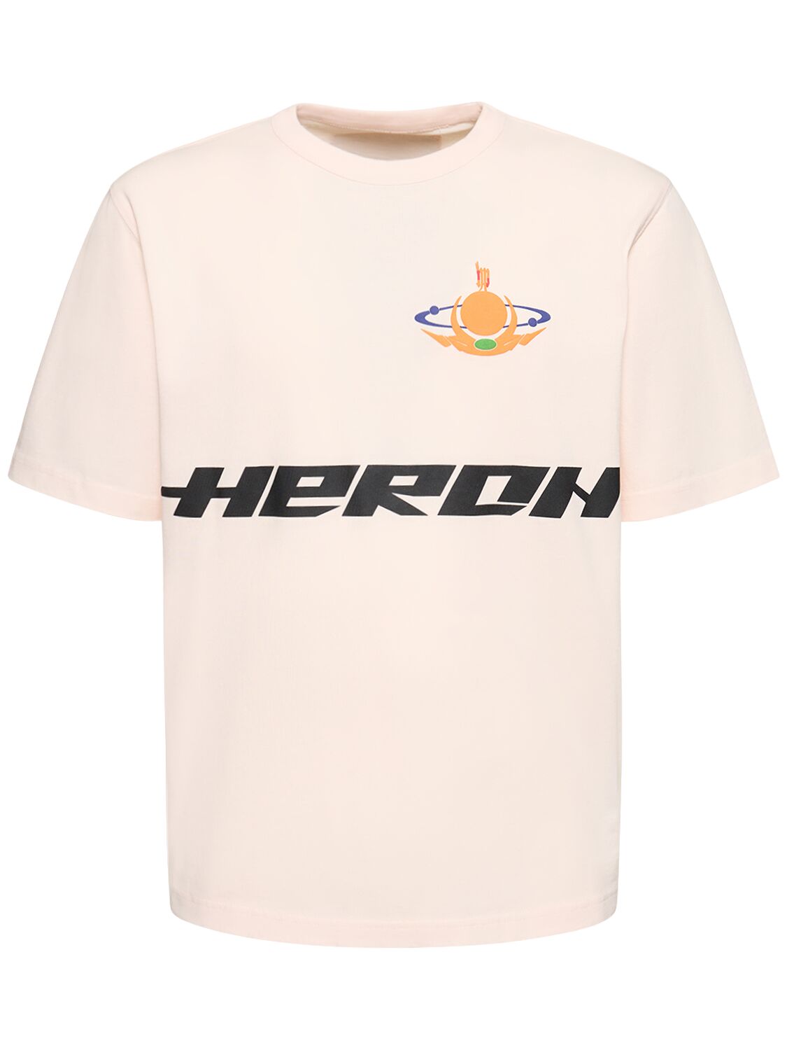 Bedrucktes T-shirt Aus Baumwolljersey „globus“ - HERON PRESTON - Modalova