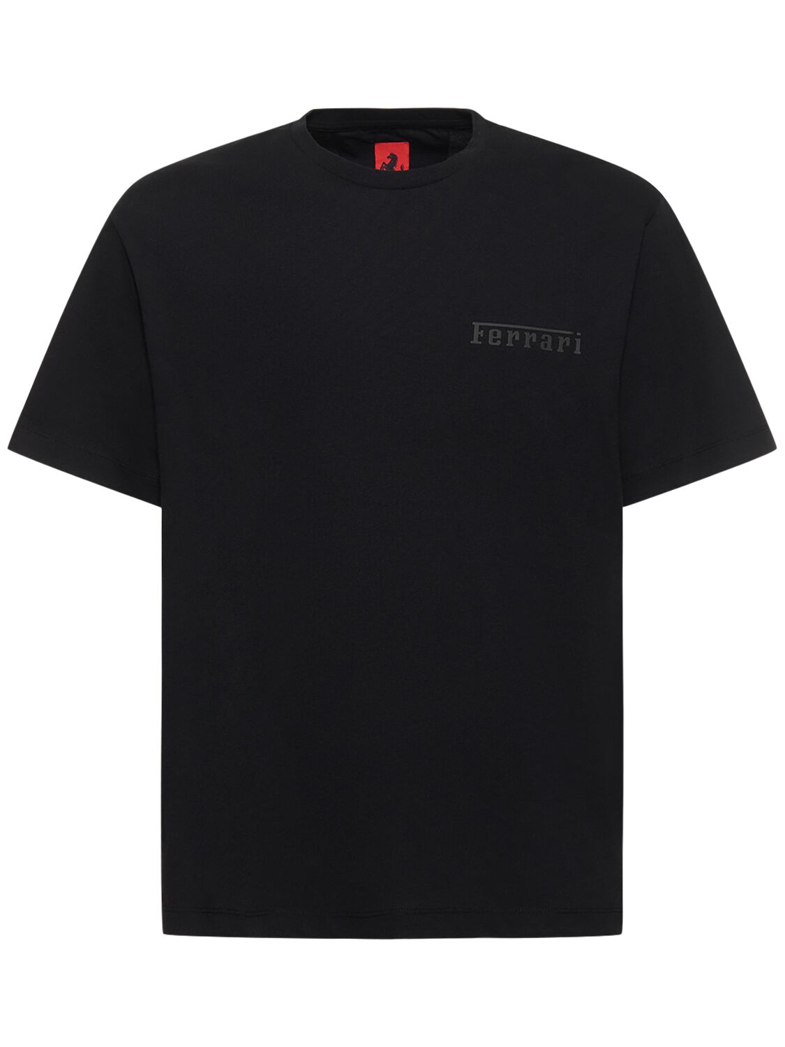 Logo Oversize Cotton Jersey T-shirt - FERRARI - Modalova
