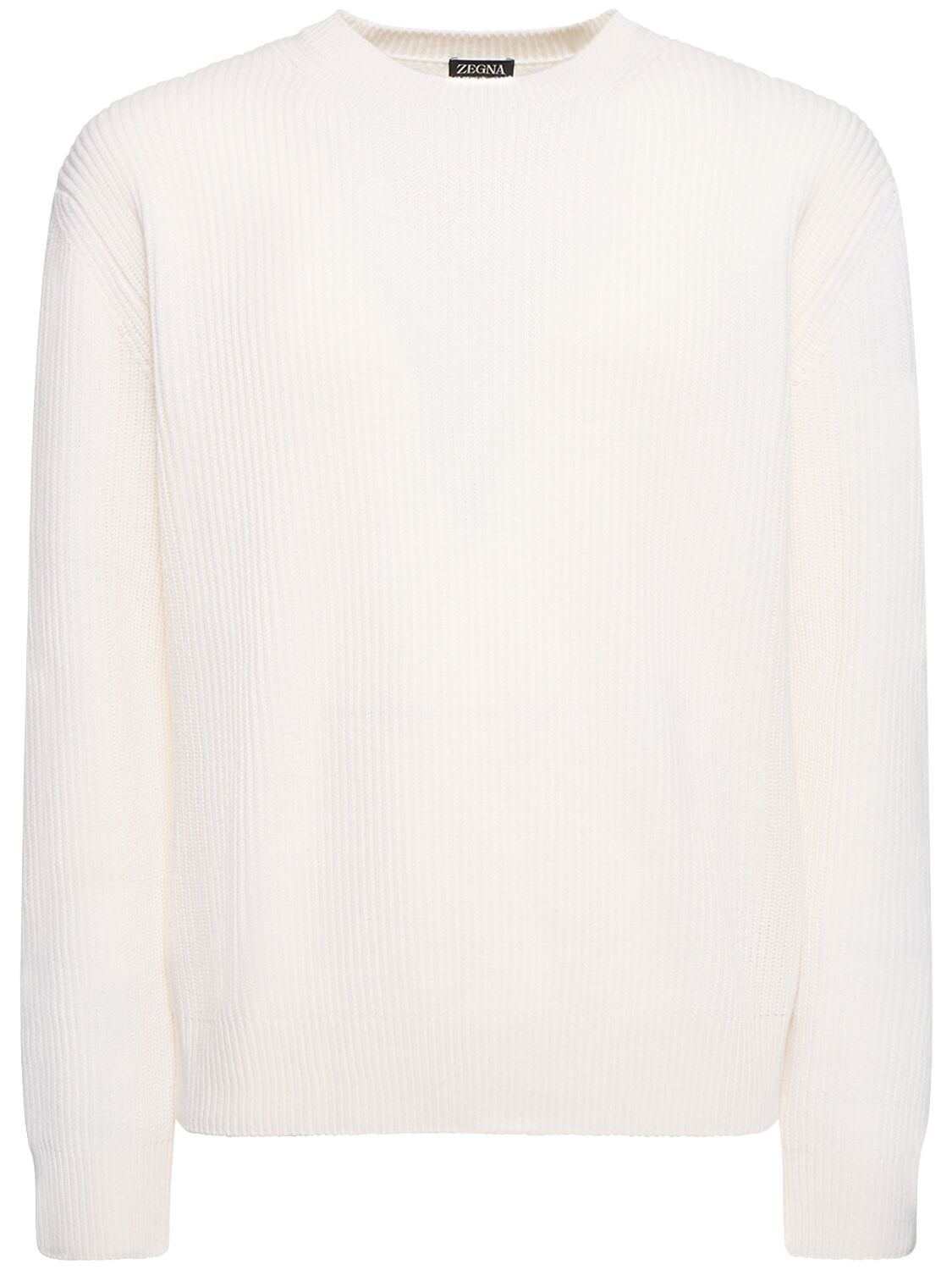 Knit Crewneck Sweater - ZEGNA - Modalova