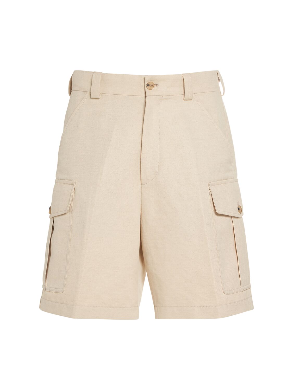 Bizen Cotton & Linen Bermuda Shorts - LORO PIANA - Modalova