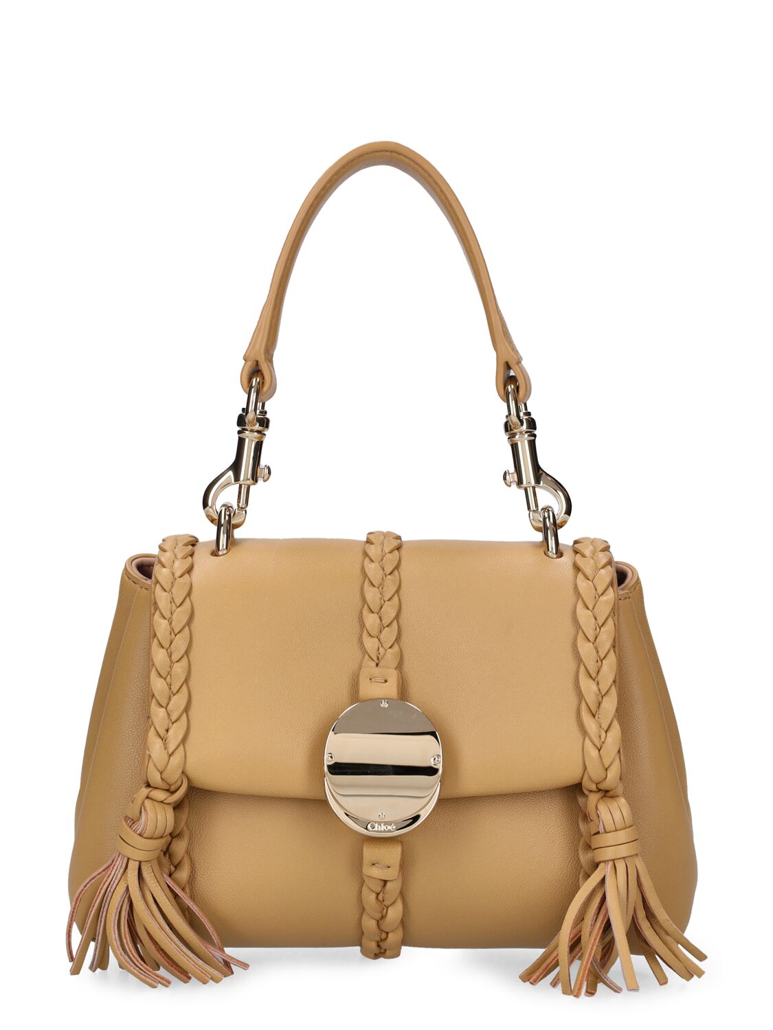 Small Penelope Leather Top Handle Bag - CHLOÉ - Modalova