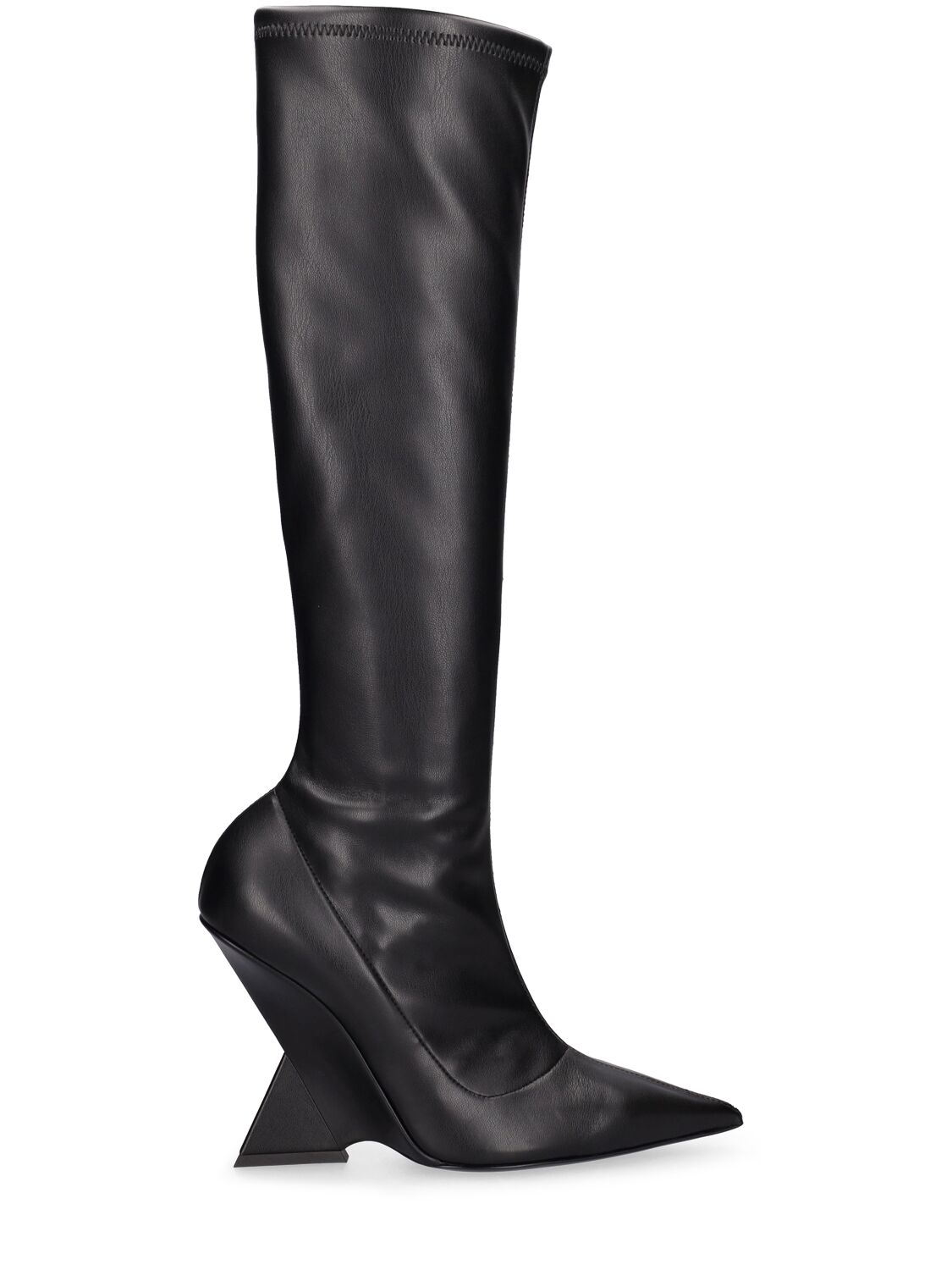 Mm Cheope Faux Leather Tall Boots - THE ATTICO - Modalova