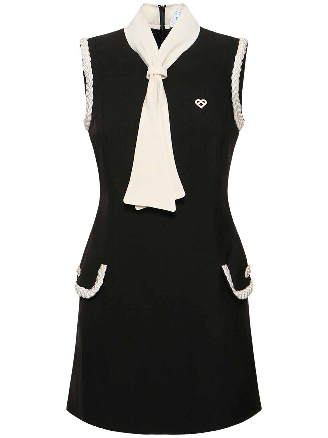 Jacky Silk Blend Tailored Mini Dress - CASABLANCA - Modalova