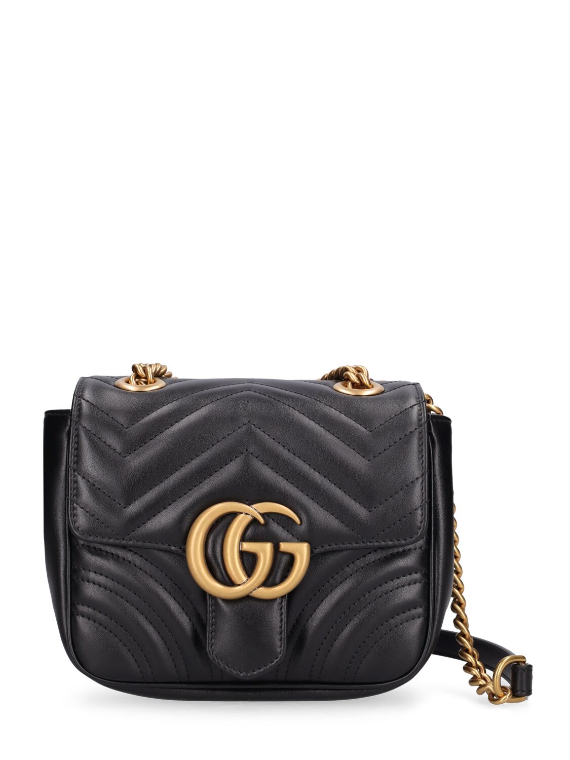 Mini Gg Marmont Leather Shoulder Bag - GUCCI - Modalova