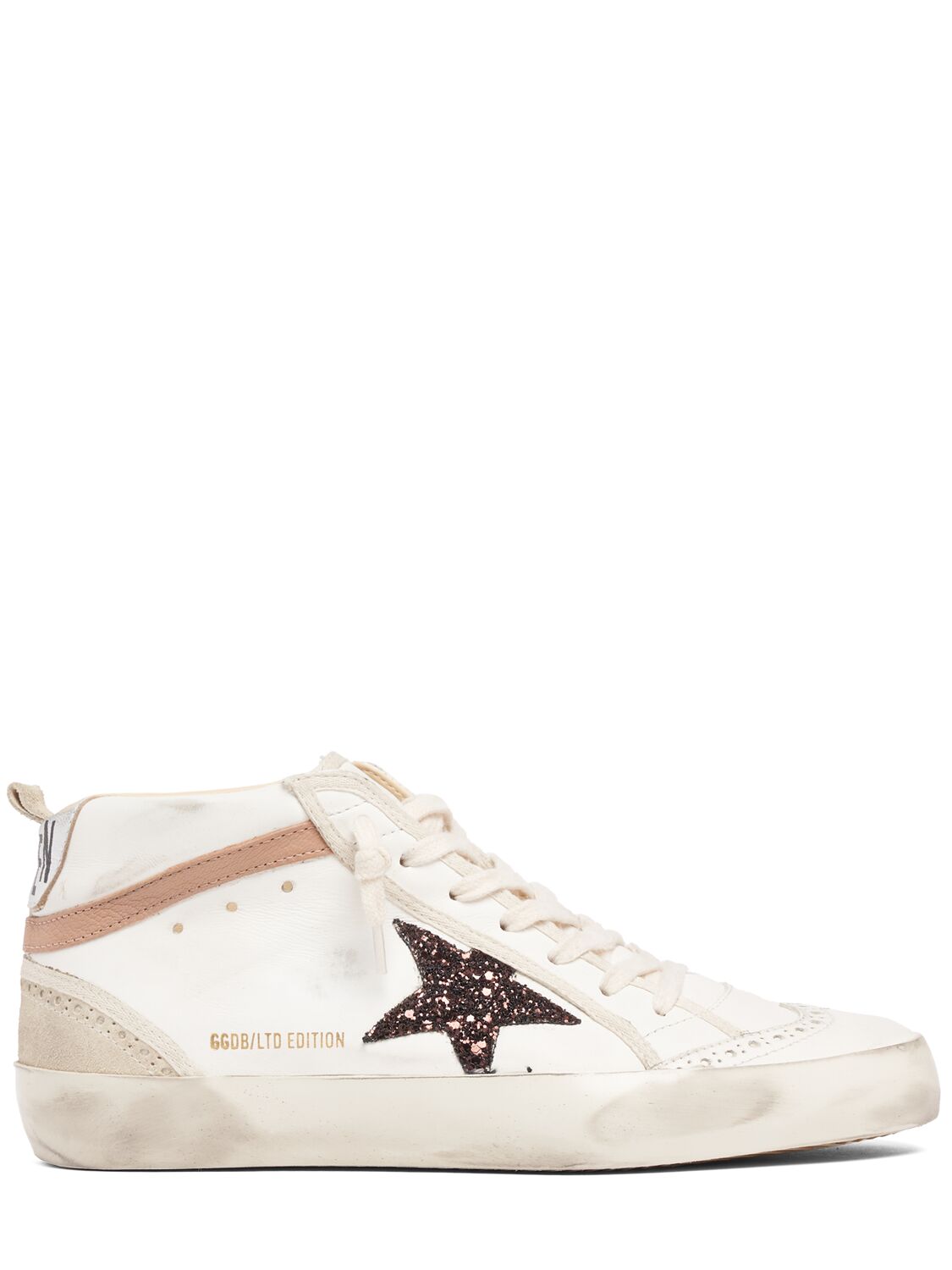 Mm Mid Star Napa Leather Sneakers - GOLDEN GOOSE - Modalova
