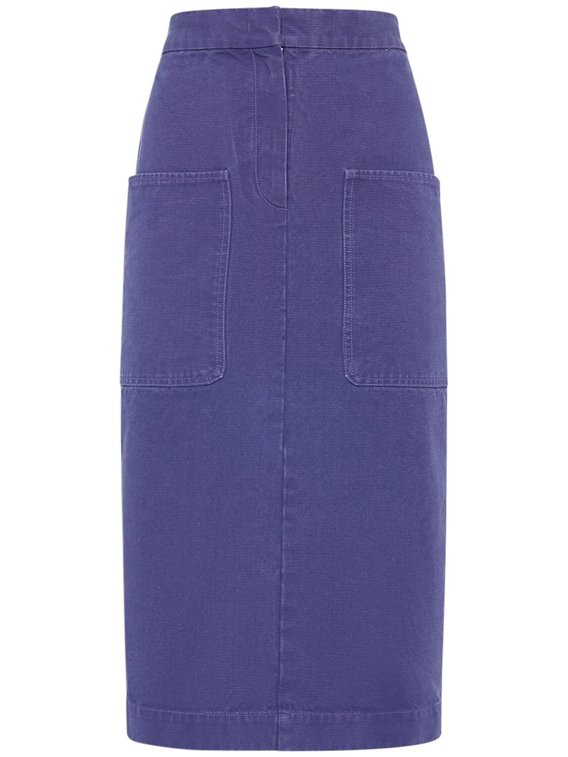 Cardiff Cotton Canvas Midi Pencil Skirt - MAX MARA - Modalova
