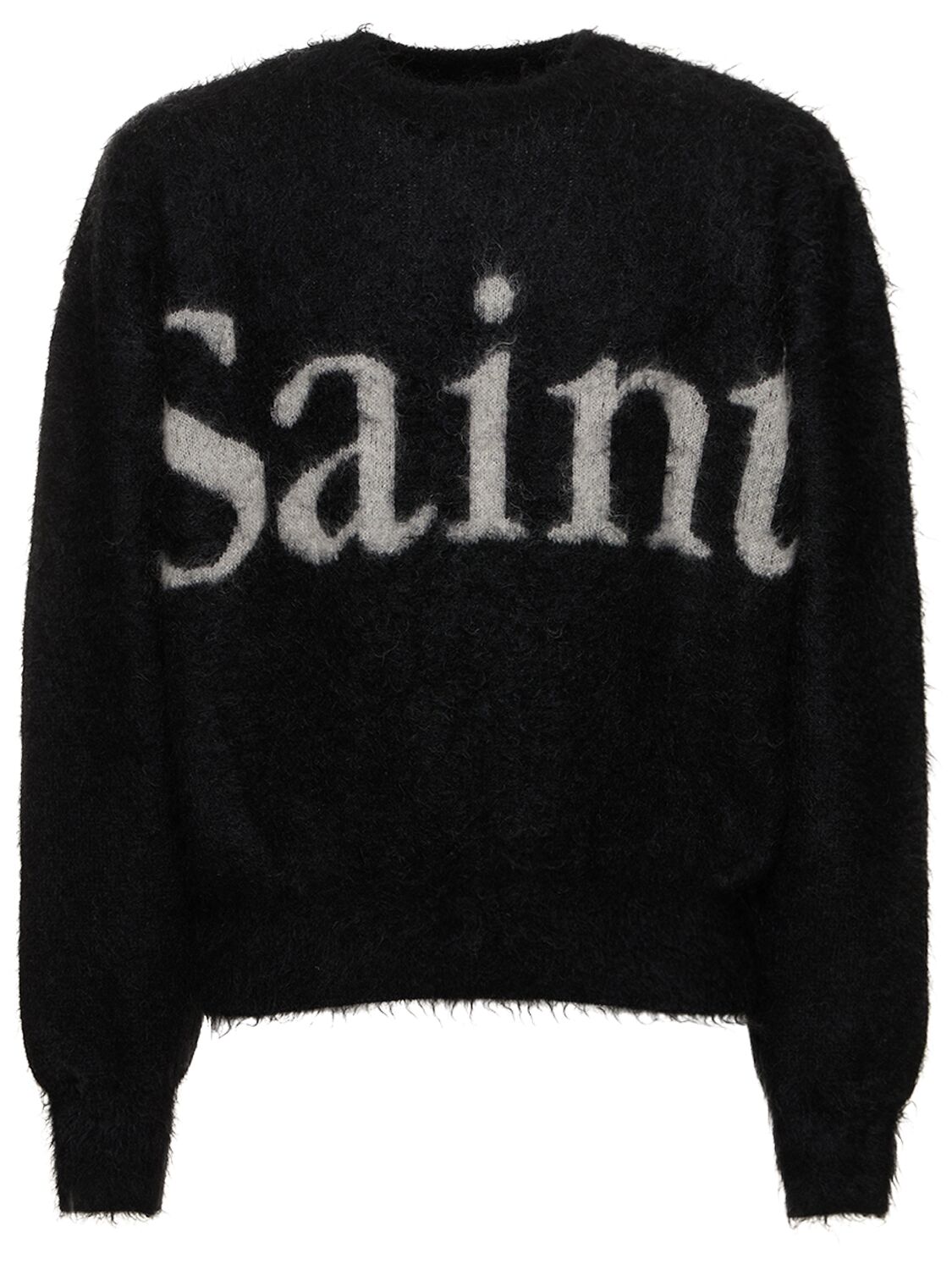 Saint Mohair Blend Crewneck Sweater - SAINT MICHAEL - Modalova