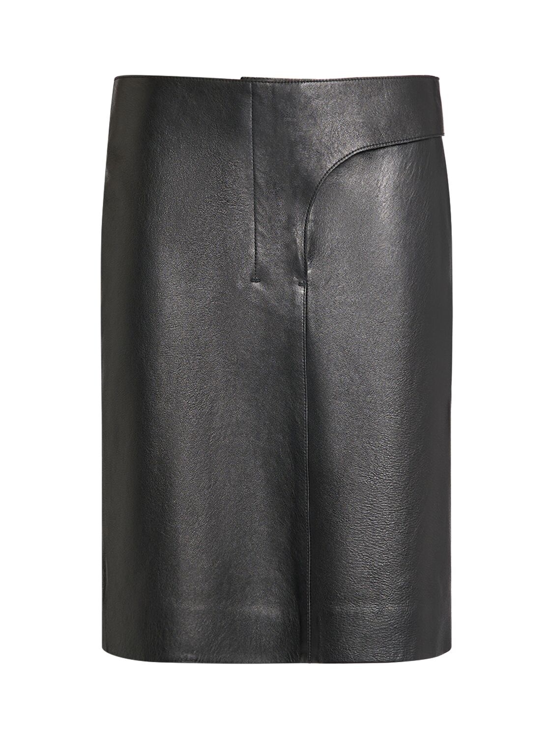 La Jupe Obra Cuir Leather Pencil Skirt - JACQUEMUS - Modalova