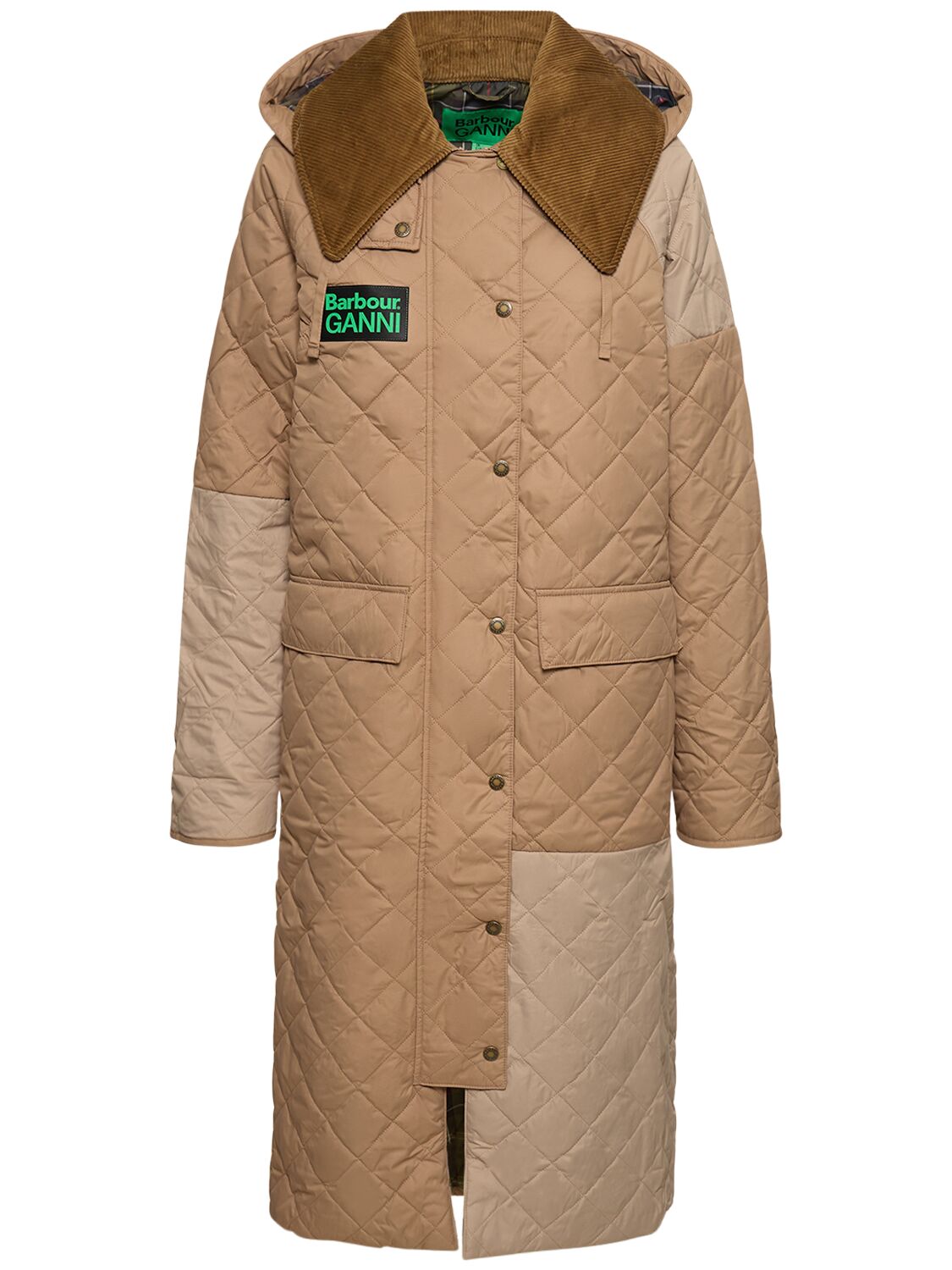X Ganni Quilted Burghley Jacket - BARBOUR - Modalova