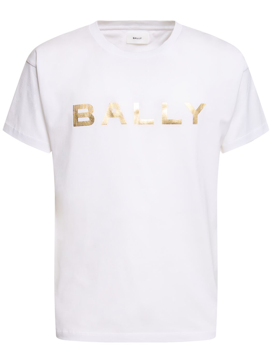 T-shirt Aus Baumwolljersey Mit Logo - BALLY - Modalova