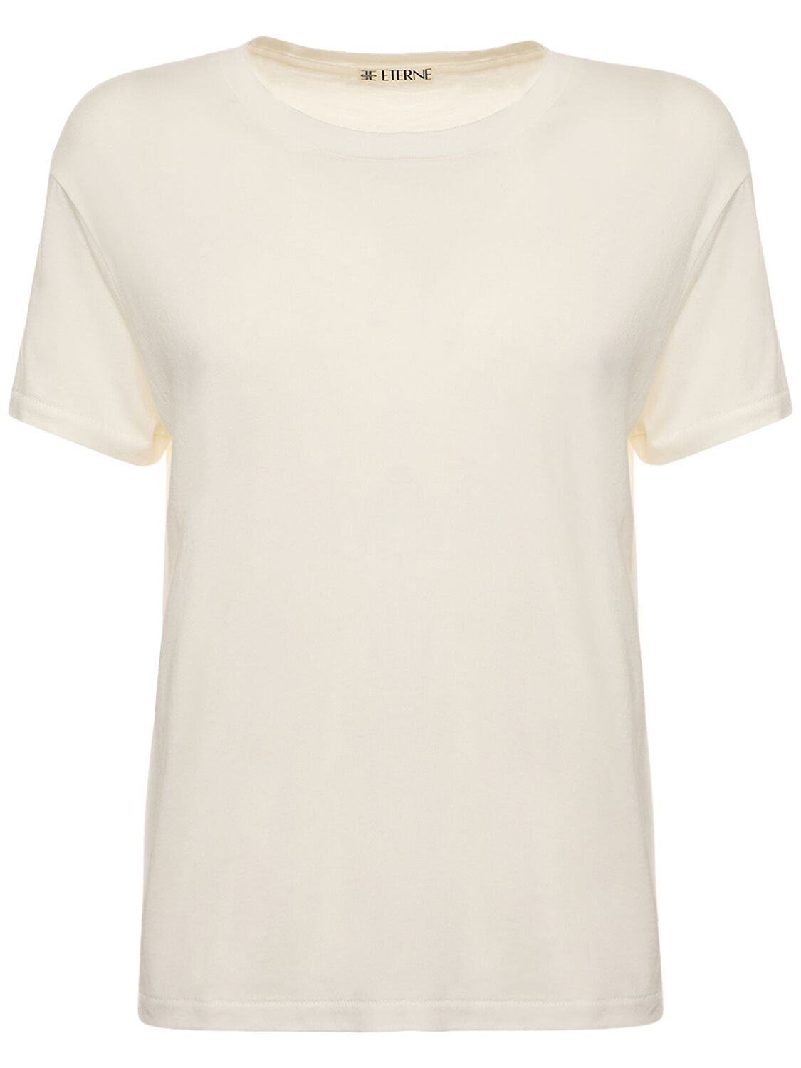Short Sleeve Cotton T-shirt - ÉTERNE - Modalova