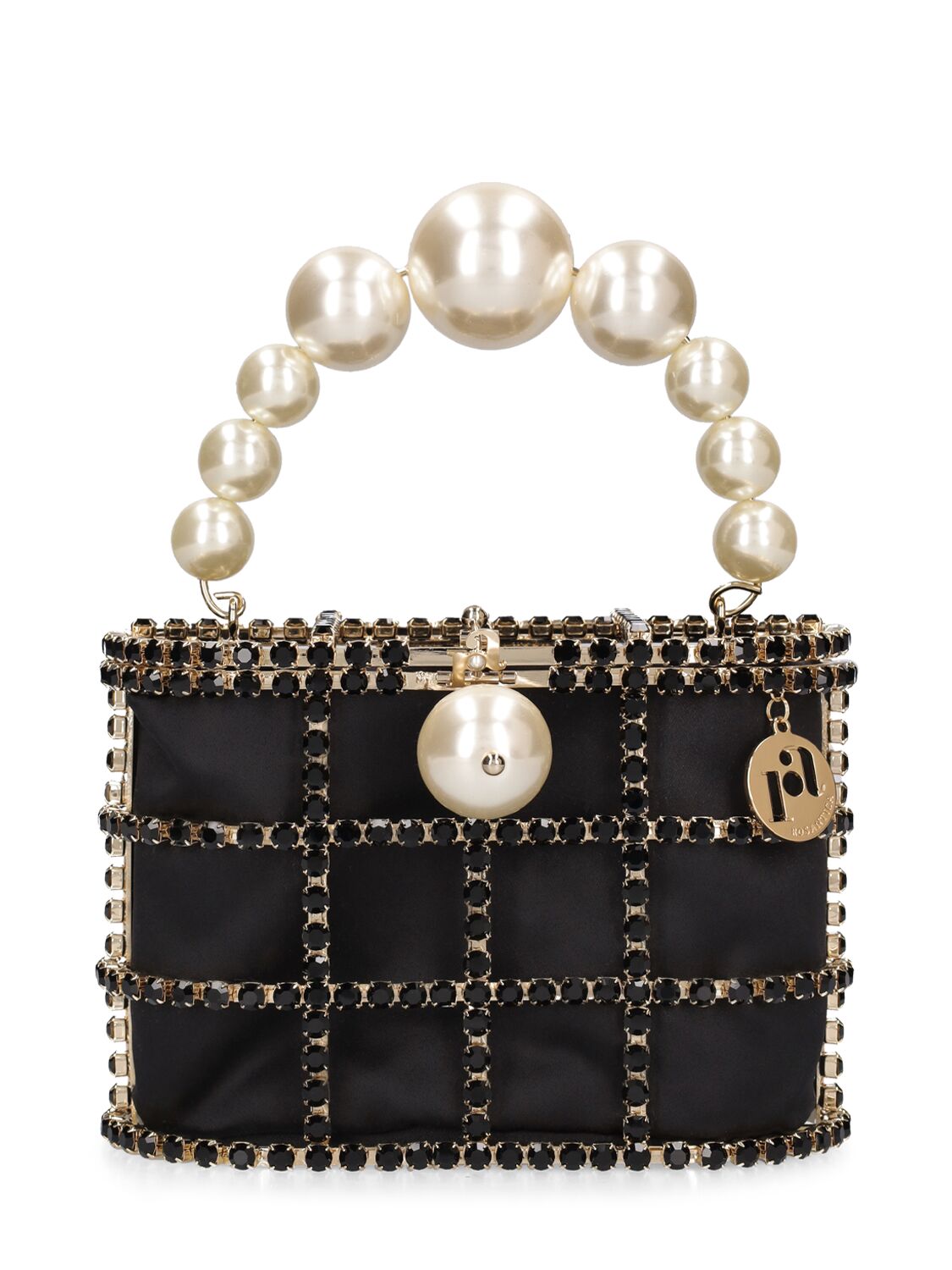 Holli Shiny Pearl Top Handle Bag - ROSANTICA - Modalova