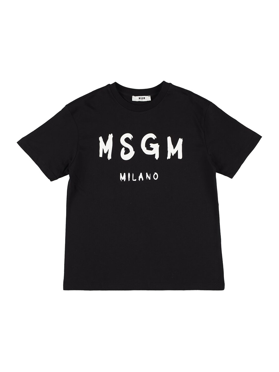 Niña Camiseta De Jersey De Algodón Con Logo 4a - MSGM - Modalova