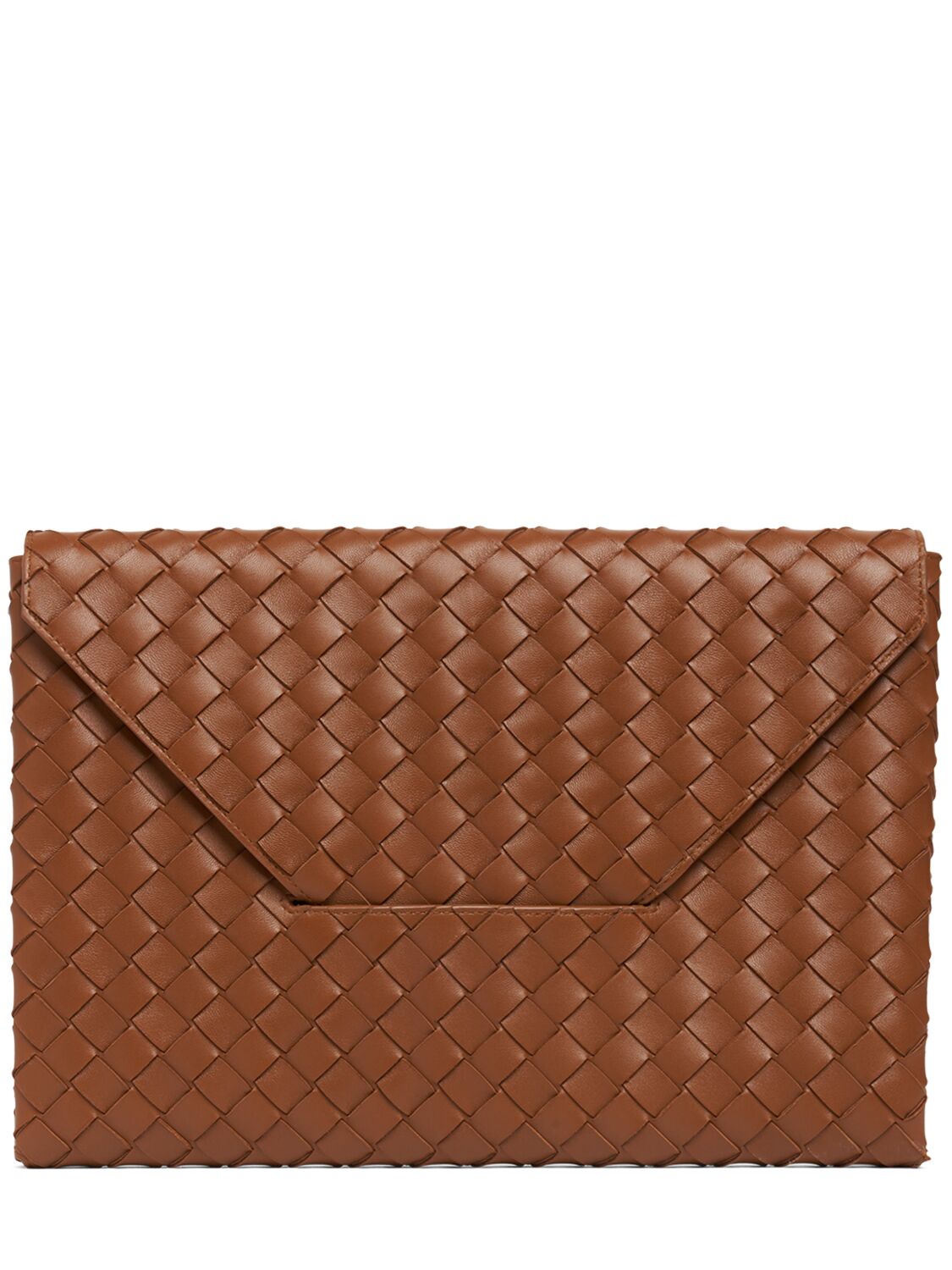 Large Origami Leather Envelope Pouch - BOTTEGA VENETA - Modalova